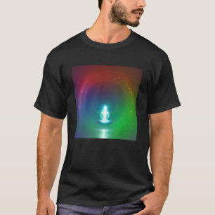 Camiseta Meditación Iluminación Yoga espiritual trascendent