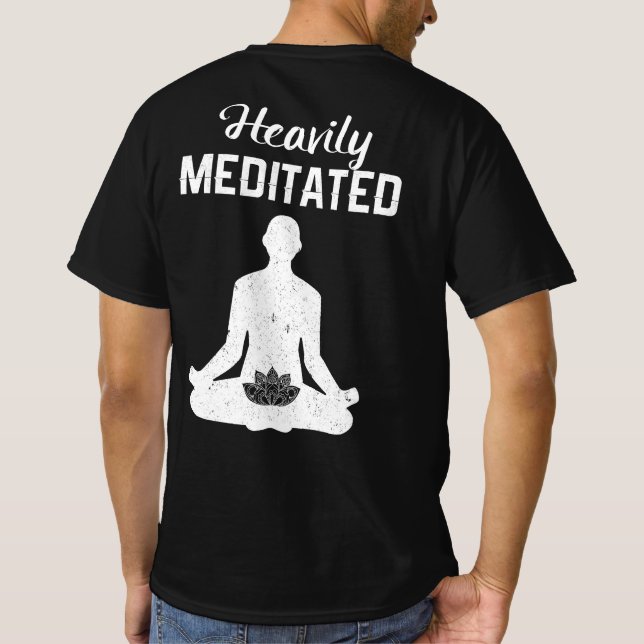 Camiseta Meditación intensa - Divertido regalo de Meditació (Reverso)
