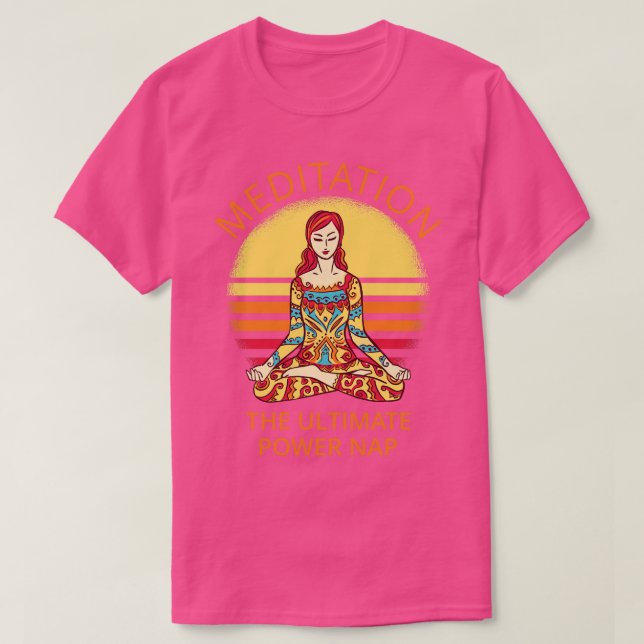 Camiseta Meditación La Máxima Potencia Nap I (Diseño del anverso)