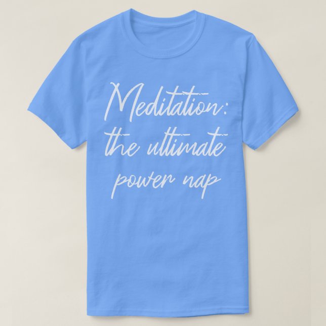 Camiseta Meditación La Potencia Última Nap IV (Diseño del anverso)