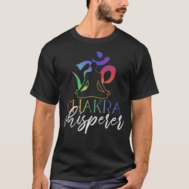 Camiseta Meditación mediática de S2 Chakra Chakras (21) (Anverso)