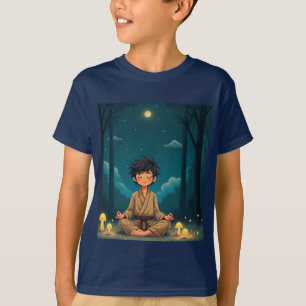 Camiseta Meditación nocturna pacífica - Arco de la Naturale