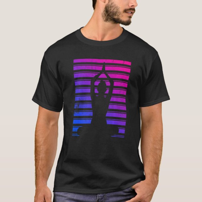 Camiseta Meditación Retro Meditativa (Anverso)