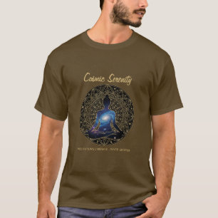 Camiseta Meditación Serenidad Cósmica – Mandala de la Galax