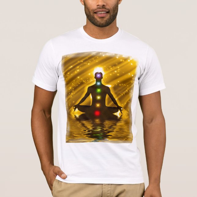 Camiseta Meditación y acceso de charkas (Anverso)