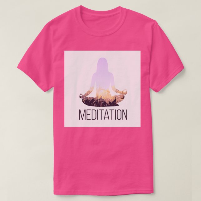 Camiseta Meditación Yoga para la paz (Diseño del anverso)