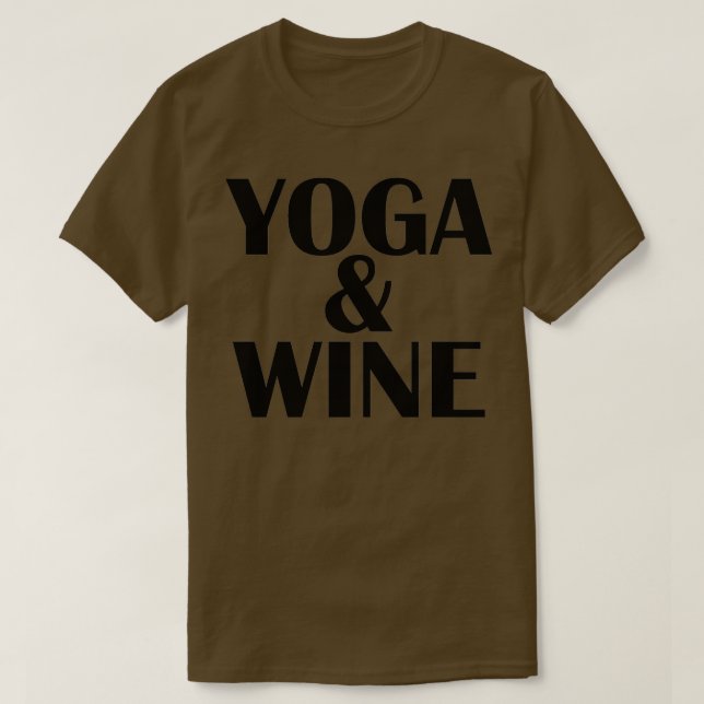 Camiseta Meditación Yoga y Vino Alcohol Fitness Mujeres Gif (Diseño del anverso)