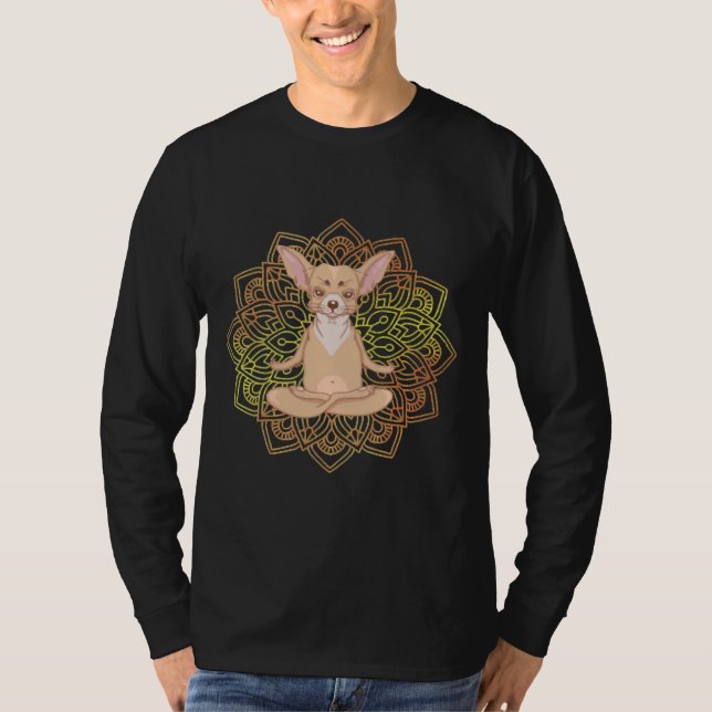 Camiseta Meditando a Chihuahua (Anverso)