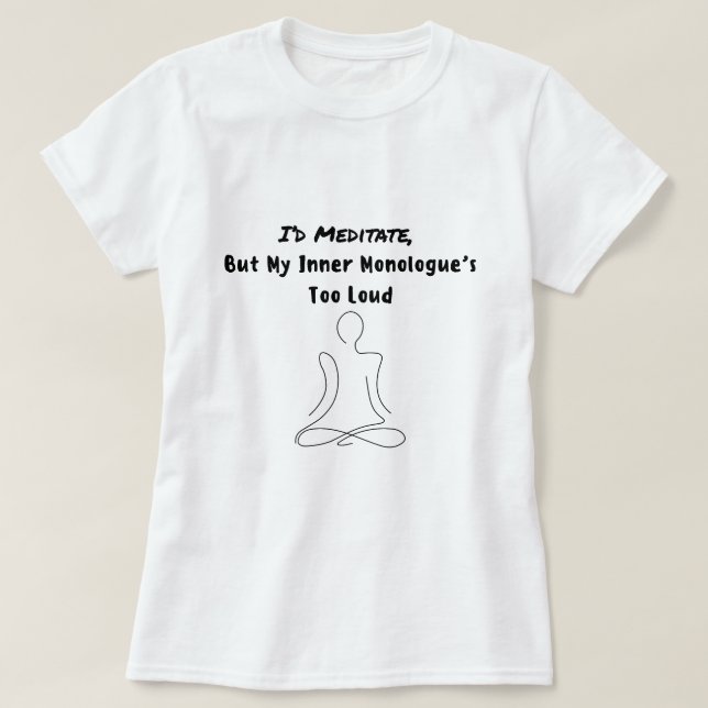 Camiseta Meditar (Diseño del anverso)