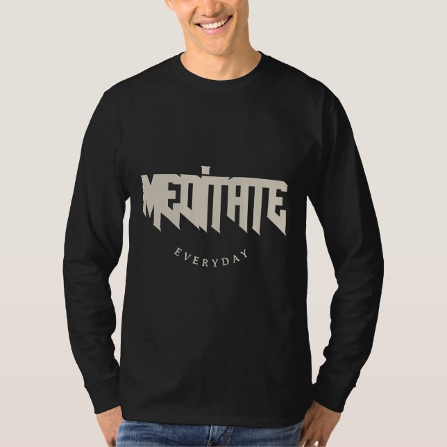 Camiseta Meditar día a día (Anverso)