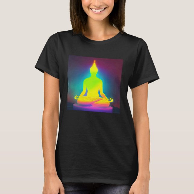 Camiseta Meditation Enlightment Spiritual Yoga Transcendent (Anverso)