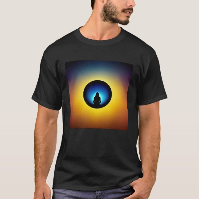 Camiseta Meditation Enlightment Spiritual Yoga Transcendent (Anverso)