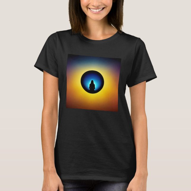 Camiseta Meditation Enlightment Spiritual Yoga Transcendent (Anverso)