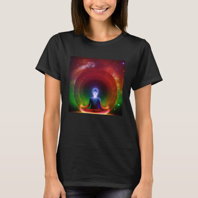 Camiseta Meditation Enlightment Spiritual Yoga Transcendent (Anverso)