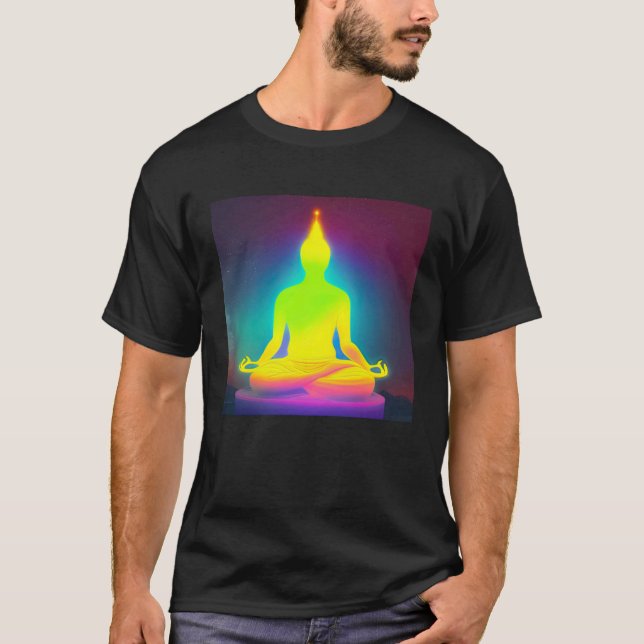 Camiseta Meditation Enlightment Spiritual Yoga Transcendent (Anverso)