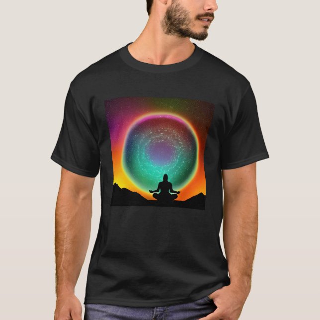 Camiseta Meditation Enlightment Spiritual Yoga Transcendent (Anverso)