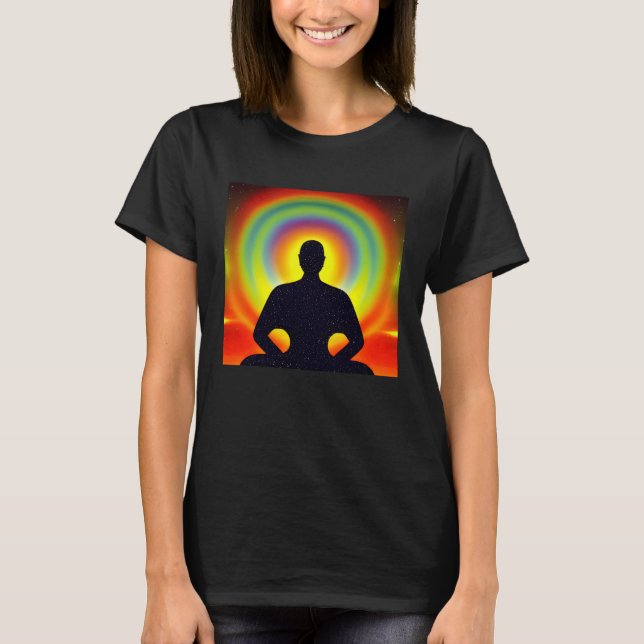 Camiseta Meditation Enlightment Spiritual Yoga Transcendent (Anverso)