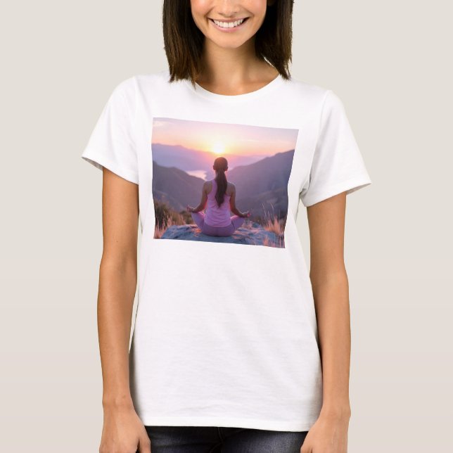 Camiseta Meditation - Inner Balance - Yoga (Anverso)