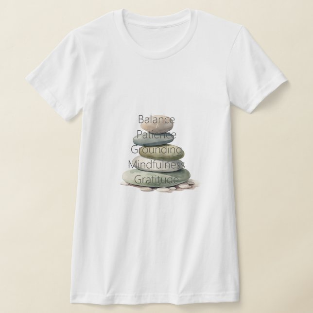 Camiseta Meditation Rocks Balance Mindfulness (Distribución)