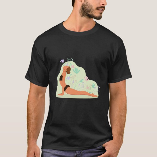 Camiseta meditation yoga zen spiritual buddhism girl (Anverso)
