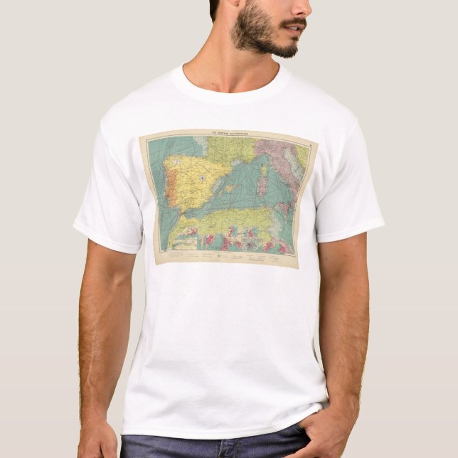 Camiseta Mediterráneo occidental (Anverso)