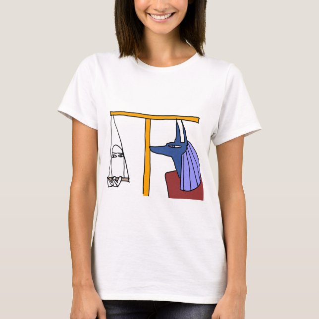 Camiseta Medjed and Anubis Egyptian gods (Anverso)