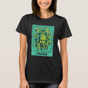 Camiseta Medusa antigua tarjeta tárot griega carta mística