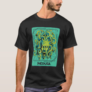Camiseta Medusa antigua tarjeta tárot griega carta mística