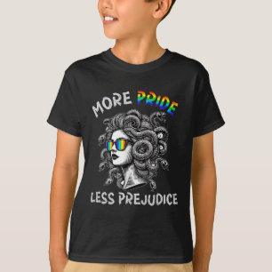 Camiseta Medusa Arcoíris Más Orgullo Menos Prejuicio Lgbtq+