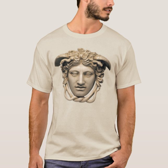 Camiseta Medusa beige piedra (Anverso)