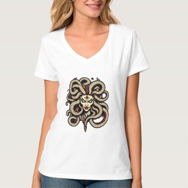 Camiseta „Medusa – Blick der Macht“ (Anverso)