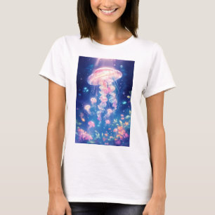 Camiseta Medusa Brillante Fantasma del Océano