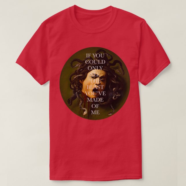 Camiseta medusa by caravaggio (Diseño del anverso)