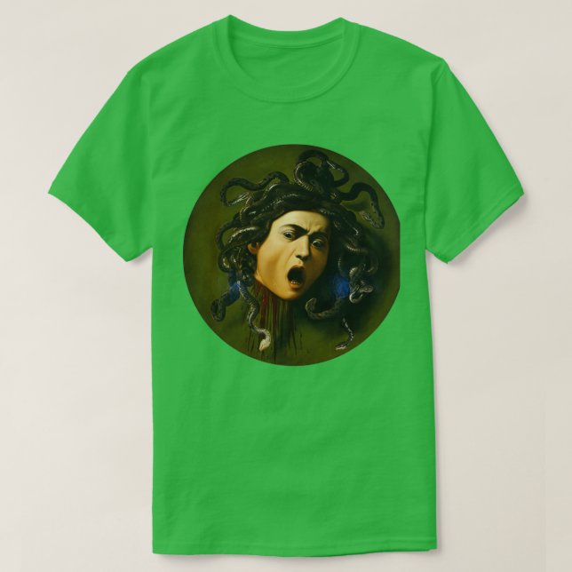 Camiseta Medusa Caravaggio 1597 (Diseño del anverso)