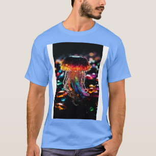 Camiseta medusa colorida