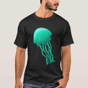 Camiseta Medusa de mar submarina océano Medusa Pez 11