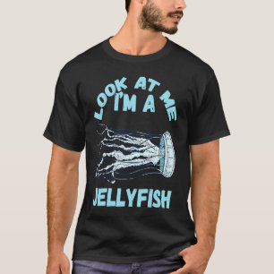 Camiseta Medusa de vida oceánica submarina capitán pez