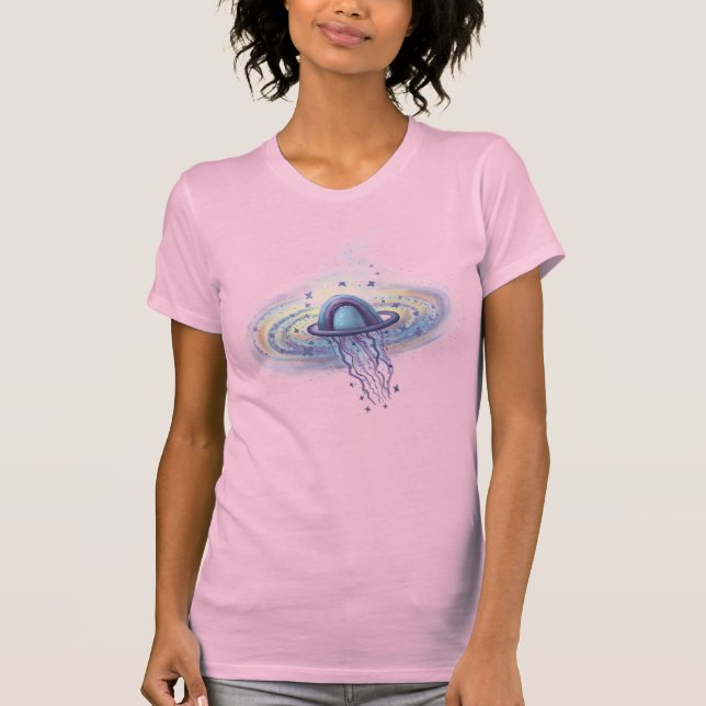 Camiseta medusa espacial (Anverso)