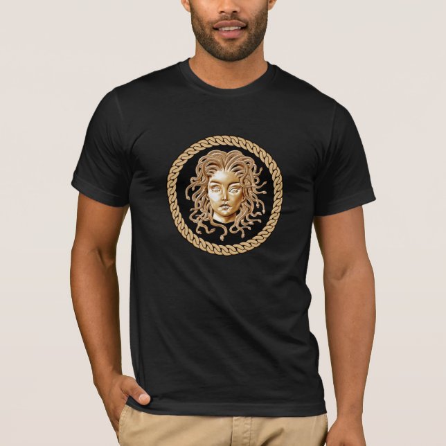 Camiseta Medusa Eyes GOLD T-Shirt (Anverso)