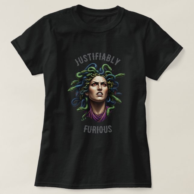 Camiseta Medusa Furiosa (Diseño del anverso)