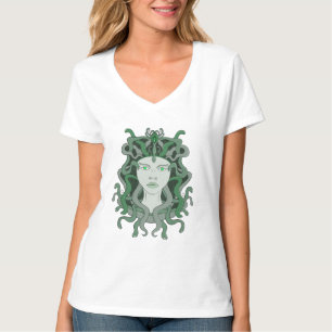 Camiseta Medusa Gorgo Serpiente Gorgona Monstruo Mitología