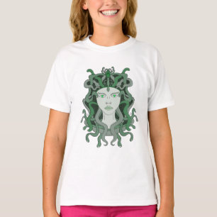 Camiseta Medusa Gorgo Serpiente Gorgona Monstruo Mitología