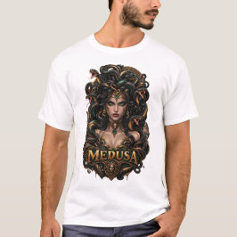 Camiseta Medusa Gorgona Mitología Griega Diosa Serpiente Ho
