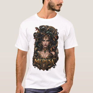 Camiseta Medusa Gorgona Mitología Griega Diosa Serpiente Ho