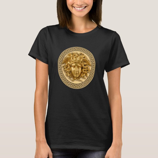 Camiseta Medusa Head Myth Gorgon Snair Hair Grithology (Anverso)