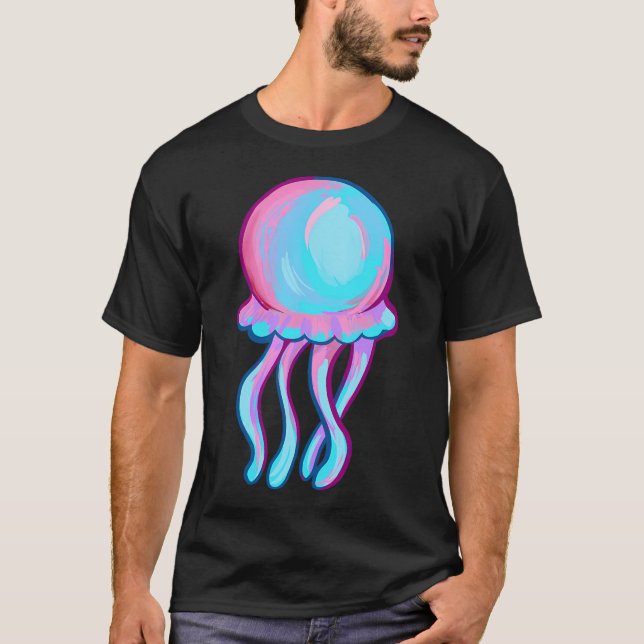 Camiseta medusa linda (Anverso)