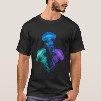 Camiseta Medusa luminiscente abismo