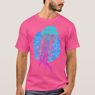 Camiseta Medusa Océano Criatura Marina Bajo Agua Buceo
