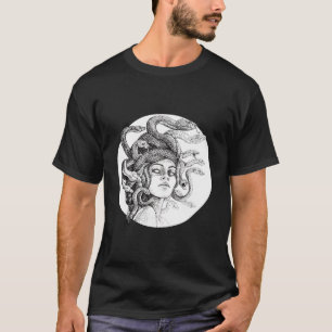 Camiseta Medusa Serpientes Griegas Antiguas Mitología Grieg