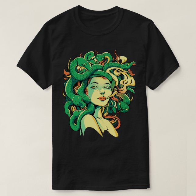 Camiseta Medusa Smoking (Diseño del anverso)